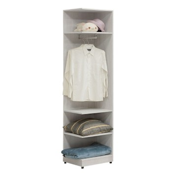 文創集 維斯1.6尺開放式側邊衣櫃-47x47x202cm免組