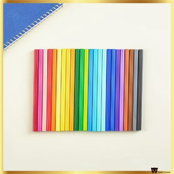 大創韓國三葉草和星形彩色鉛筆套裝 24 色