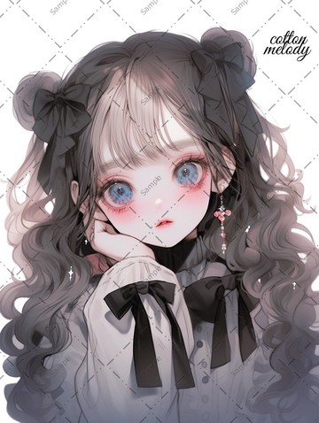 原創貼紙 no.349 人物貼紙 原創貼紙 人物貼紙 女孩貼紙 原創人物貼紙