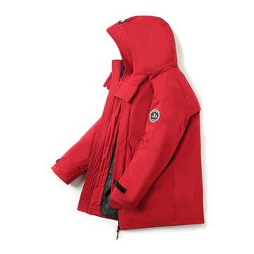 潮特大碼中長款350斤休閑羽絨服