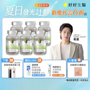 【好好生醫】小房子膠囊 六入組 60顆/瓶 美國金盞花萃取葉黃素（含消旋玉米黃素）＆視界級SOD 蝦紅素 後生元 花青素