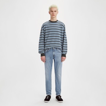 Levis 男款 上寬下窄 512低腰修身窄管牛仔褲 / 精工中藍染石洗 / 彈性布料 熱賣單品