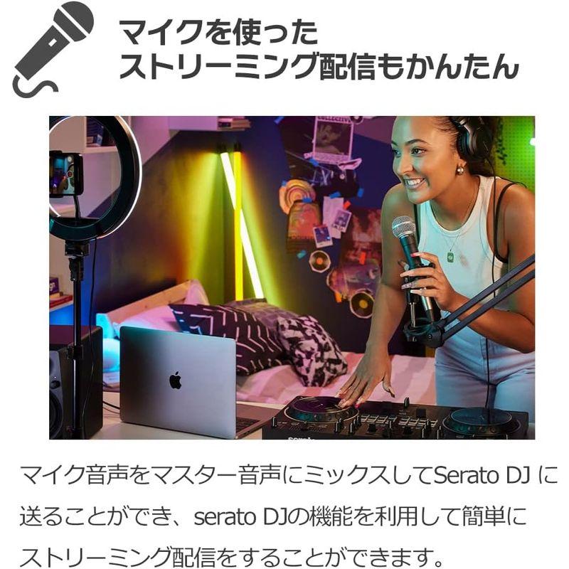 Pioneer DJ DDJ-REV1 選べるヘッドホン スピーカー DM-40D-W スタンドセット ホワイト Serato DJ 対応