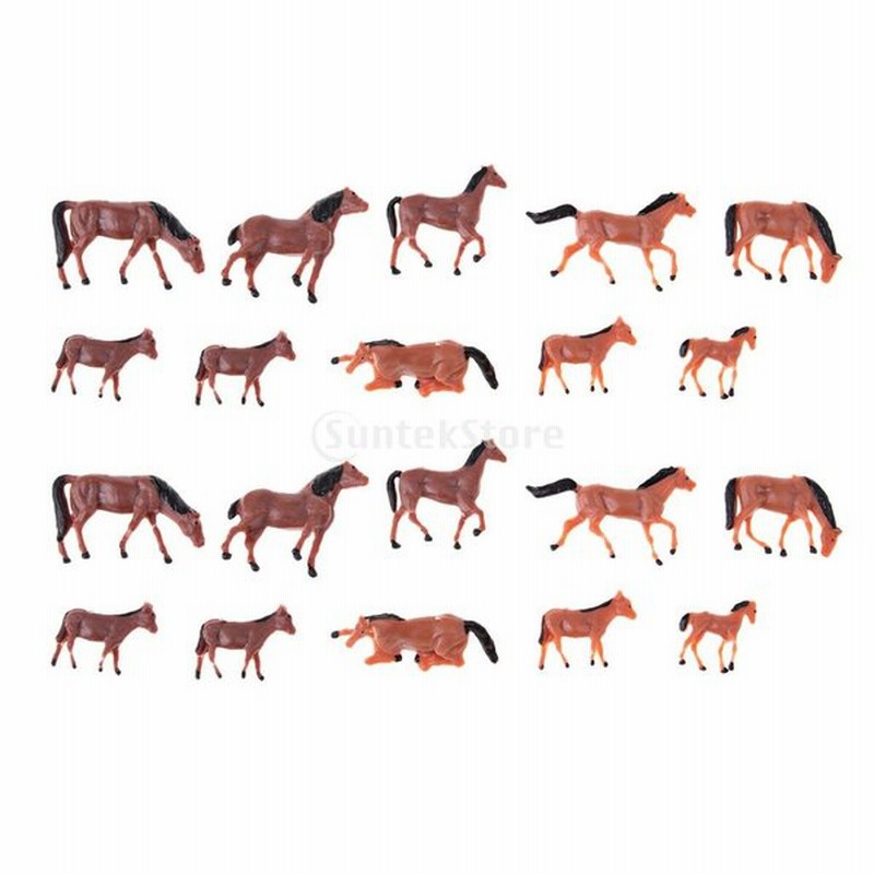 約20個 1 87 Hoスケール 馬モデル ミニチュア トレイン レイアウト 塗装 動物フィギュア 通販 Lineポイント最大0 5 Get Lineショッピング