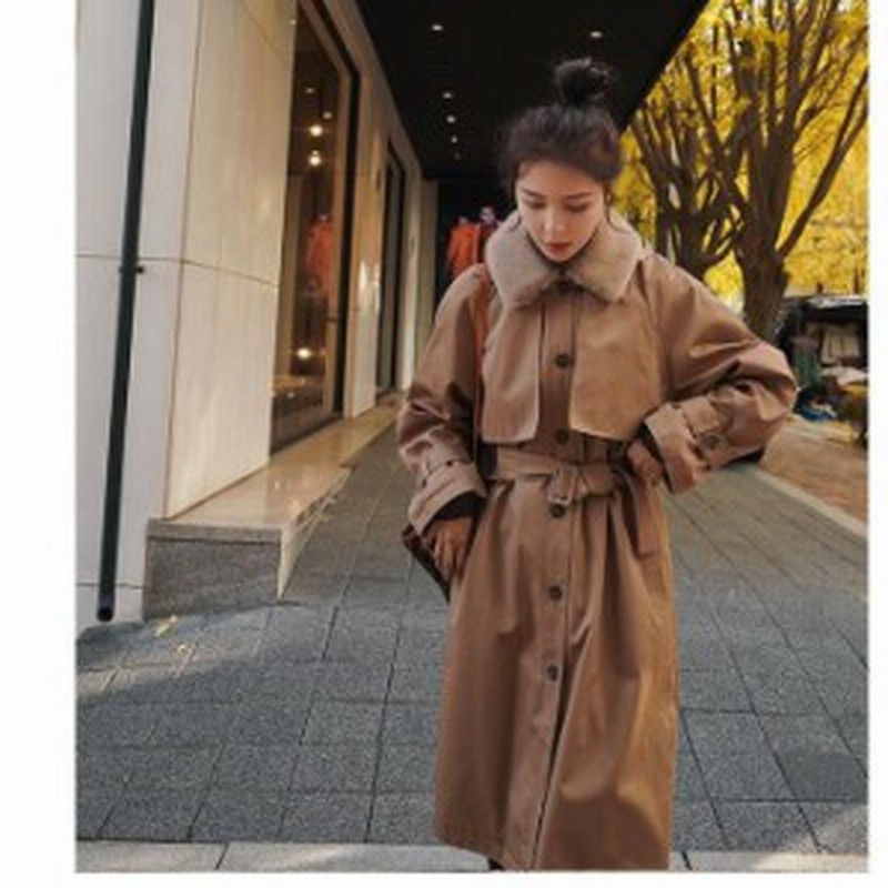 トレンチコート 中綿ダウンコート ダウンジャケット レディースコート ロングコート 裏起毛 コート オシャレ 冬服 大きいサイズ 防寒性抜 通販 Lineポイント最大get Lineショッピング
