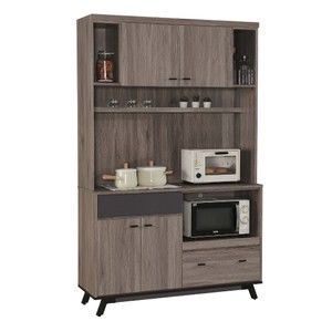 【MUNA 家居】安格4尺餐櫃/碗盤櫃(全組)