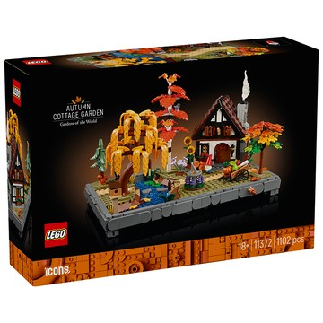 LEGO 11372 ICONS系列 秋季小屋庭園 Autumn Cottage Garden  混和顏色  1個