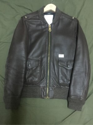 Wtaps aw A2 leather jacket 皮衣S號推薦  Yahoo奇摩拍賣  LINE購物