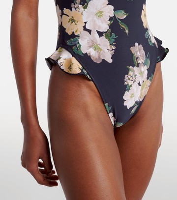Montce Liz floral ruffled swimsuit