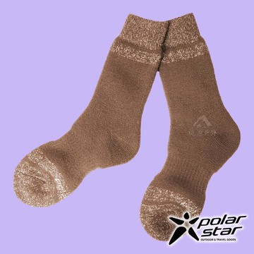【PolarStar】羊毛保暖雪襪『棕色』P18609