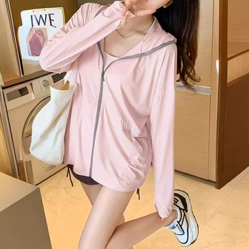 台灣熱賣 2025冰絲薄款透氣涼感防曬衣女夏季新款百搭防紫外綫騎車防曬外套0701 1GKB