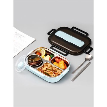304不銹鋼餐盒便攜分隔順發飯盒食品級大容量快速加熱送飯神器