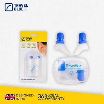 【Travel Blue 藍旅 】飛行減壓抗噪耳塞 減壓耳塞 抗噪音耳塞 附收納盒 36個月全球保固