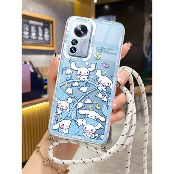 適用三星M34 5G手機殼S23FE卡通硅膠A17全包邊M14防摔S25 Edge保護套S24ULTRA斜挎掛繩A54網紅A34情侶時尚