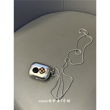 簡約個性銀色幾何適用蘋果airpods pro1代2代3代無線藍牙耳機保護套