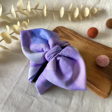 布抓夾/抓夾/紫色泡泡