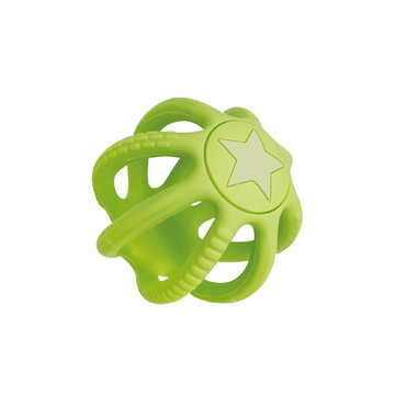 US baby 優生 手部訓練咬咬球 彈跳風火輪 固齒器 (長牙期3m+)  1個