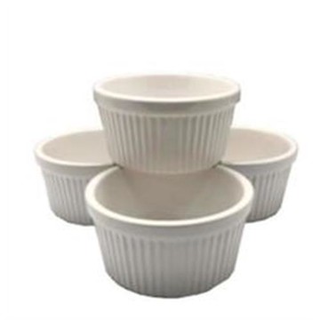 烤杯/陶瓷杯/烘焙模具/舒芙蕾烤碗/焗烤碗/慕斯瓷杯/奶酪杯/木糠杯/冰淇淋杯/甜點杯/(一組4個)