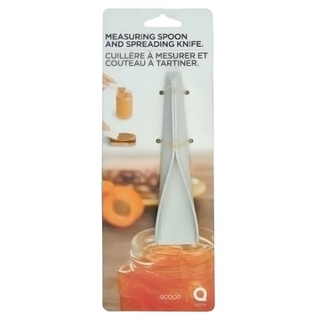 Quirky 巧趣 量匙抹刀 measuring spoon and spreading knife  1支  白色