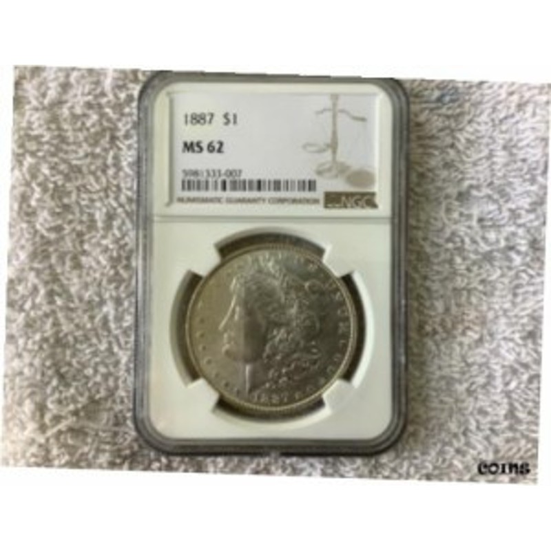 品質保証書付】 アンティークコイン NGC PCGS 1887 Morgan Silver