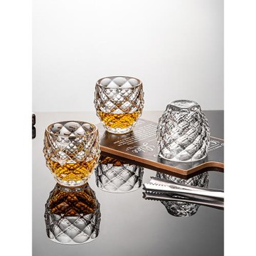 BOHEMIA捷克進口水晶威士忌杯子炫彩創意洋酒杯玻璃杯威士忌酒杯