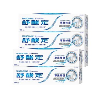 舒酸定 專業修復抗敏牙膏100g*5入 亮白