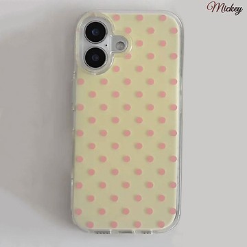 iphone保護殼.彩繪波點適用蘋果17promax手機殼iPhone161514簡約韓系131211爆款