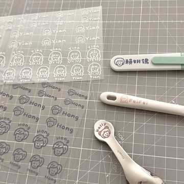 水晶姓名貼 QQ人物 立體轉印