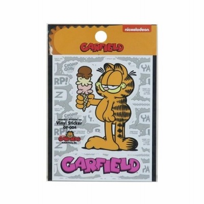 ガーフィールド アイスクリーム キャラクターステッカー アメリカ アニメ イラスト かわいい Garfield 猫 Gf004 Gs 公式グッズ 通販 Lineポイント最大get Lineショッピング