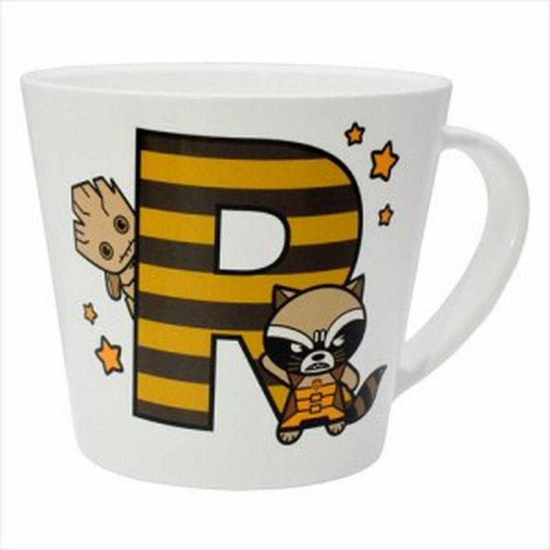 ガーディアンオブギャラクシー マグカップ イニシャルmug アルファベット R マーベル 250ml キャラクター グッズ 通販 Lineポイント最大1 0 Get Lineショッピング