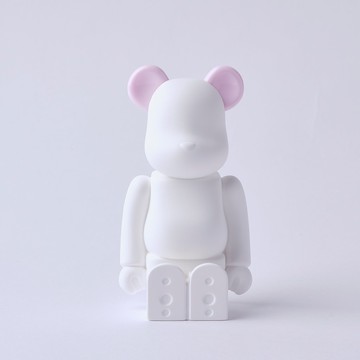 【Be@Rbrick】   庫柏力克熊 香氛熊擴香石 馬卡龍彩色耳朵版（馬卡龍粉-櫻桃味香氛）