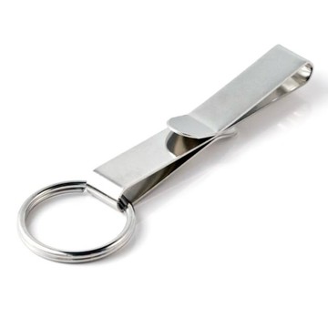 【豆醬小舖】不鏽鋼皮帶扣 鑰匙扣老式不鏽鋼鎖匙扣 男士穿皮帶扣 腰掛扣 吊飾鑰匙圈