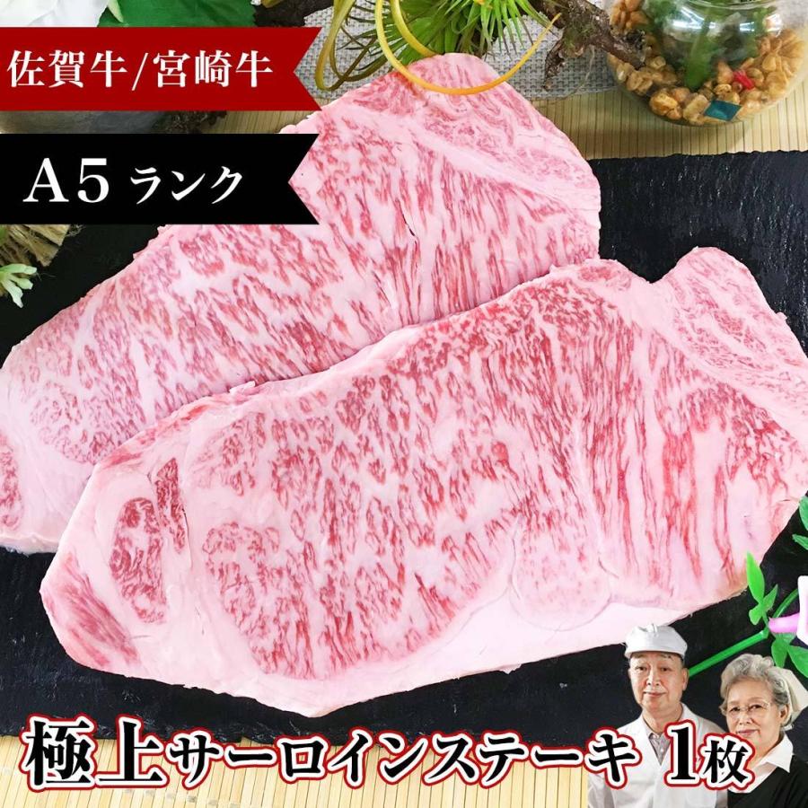 和牛 最高級 A5 サーロイン ステーキ 250g×1枚 佐賀牛 宮崎牛   黒毛和牛 国産 牛肉 牛ステーキ ギフト 父の日 肉