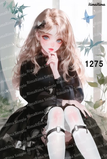 1275 原創貼紙 原創人物貼紙 貼紙 RimaRima