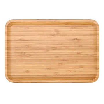 EDISH 長方形竹托盤 大 簡約時尚  36x24x2cm  1個  原木色