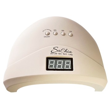 莎夏 Sachianail UV/LED 美甲凝膠燈 48W 無痛模式 紅外線感應 10/30/60秒開關  奶茶色  1台