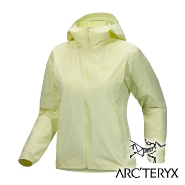 【Arc'teryx 始祖鳥】女 Gamma輕量軟殼連帽外套『光束黃』X007779 戶外 露營 登山 健行 休閒 時尚 輕量 軟殼 外套