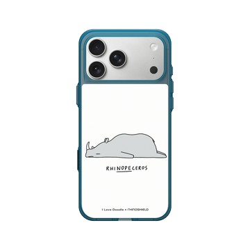 iPhone 17 Pro Max Clear (相機按鈕) 夜幕藍 - ilovedoodle (Lim Heng Swee) - Rhinopeceros 犀牛