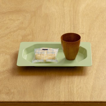 PURU Tray M | 金屬托盤 | 蘋果綠