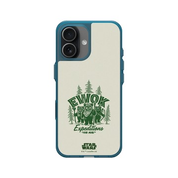 iPhone 17 Clear (相機按鈕) 夜幕藍 - 迪士尼-星際大戰 Star Wars - Ewok-Yub Nub!