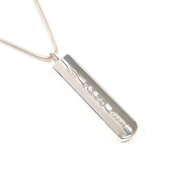 【日本直送 二手美品】蒂芙尼 TIFFANY&Co. 項鍊 1837 條狀墜飾 925銀 古董精品