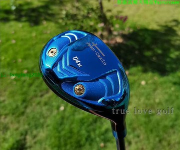 Jean Carlo 藍色電鍍鋼擊球面鐵木桿桿頭桿頸孔徑為正常370英寸