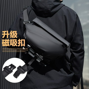 胸包 單肩包 防水包 腰包 斜挎包男士騎行包潮牌單肩包多功能機車機能包胸包機能背包郵差包