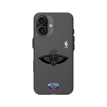 iPhone 17 Clear (相機按鈕) 酷墨灰 - NBA - B&W-新奧爾良鵜鶘 New Orleans Pelicans B&W