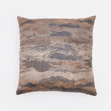 查莉緹花抱枕套50x50cm 大地紋