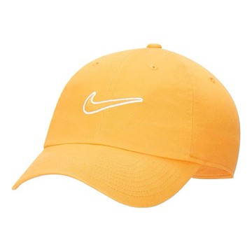 Nike U Nsw H86 Swoosh Wash Cap Athleisure Casual Sports Yellow