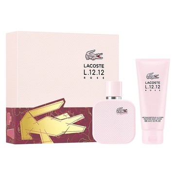 Lacoste Rose 經典玫瑰淡香精禮盒 (淡香精50ml +身體乳100ml 原廠公司貨)