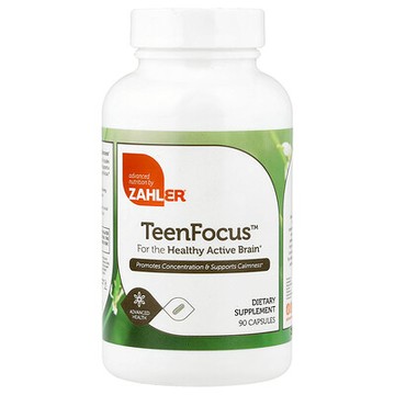 Zahler, TeenFocus，90 粒膠囊