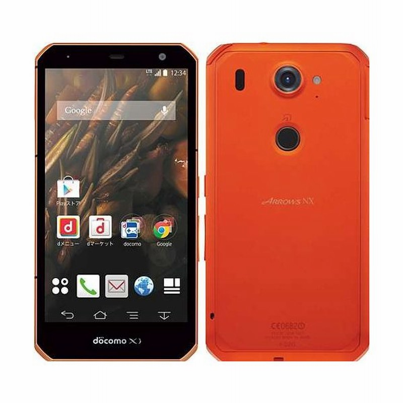 FUJITSU ARROWS NX F-02G オレンジ 付属品あり 使用1週間程度 ...