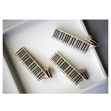 琴鍵髮夾 | 鴨嘴夾 | hair clip